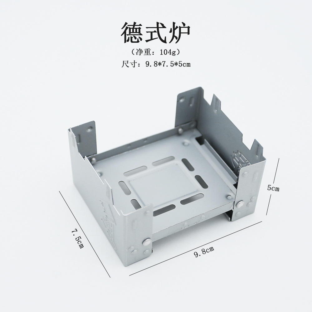 Folding alcohol stove