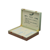 Boîte d'emballage cadeau en cuir doré à couvercle rabattable, faite à la main, forme personnalisable, impression UV, pour cosmétiques, huiles essentielles, bougies, cadres photo