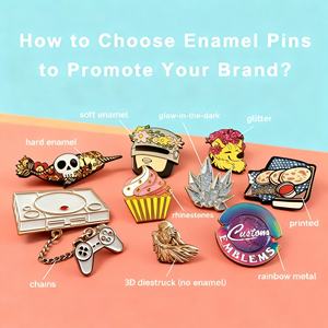 Épingles de revers personnalisées sur mesure, épingles en émail dur ou souple, badges en métal vierges en gros, badges de dessin animé pour accessoires vestimentaires - Product Image 3