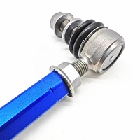 JOKA Lien de stabilisation réglable haute performance 350-400 mm en acier, aluminium et caoutchouc pour système de suspension de voiture de course tout-terrain