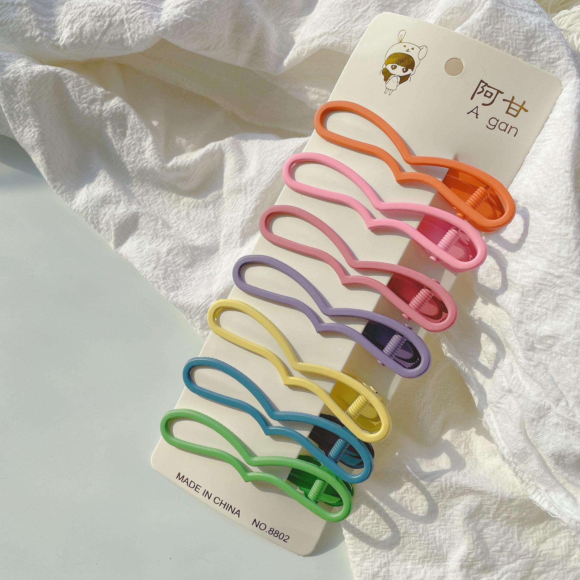 7 long hearts in 7 colors