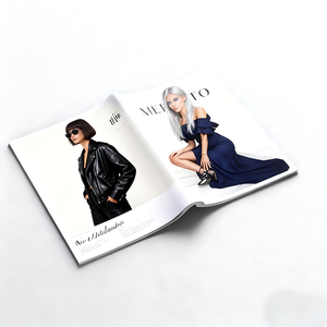 Tùy chỉnh A4 <span class=keywords><strong>A5</strong></span> bìa mềm softcover bù đắp hình ảnh đầy đủ màu sắc Tạp Chí cuốn sách dịch vụ in ấn - Product Image 1