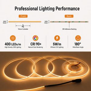 ไฟ LED แบบตัดได้ 24V 120LEDS 2835 แถบไฟ LED IP20 แผงวงจรพิมพ์ 10 มม. - Product Image 5