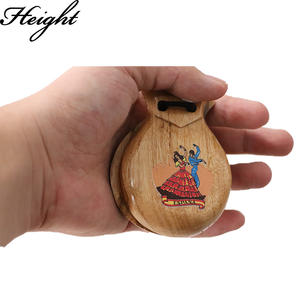 Boojum bois fait à la main HTCAO1 espagnol castagnette paire 9x6cm <span class=keywords><strong>Flamenco</strong></span> Instrument Portable traditionnel Instrument de musique accessoires - Product Image 4