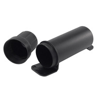Tube d'outil étanche universel pour moto tout-terrain Boîte de rangement imperméable Boîtes de rangement Porte-documents de réparation en plastique
