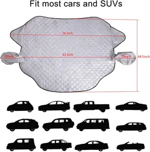 Car SUV Truck Windshield Cover Protector Snow Dust Frost Guard Car Windshield Snow Cover