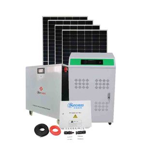 ระบบพลังงานแสงอาทิตย์สำหรับบ้าน Sunchees Sunchees Solar System Sp 5kw 10kw Bibo 10kw 15kw 25kw 30kw 50kw ระบบโซลาร์เซลล์สำหรับใช้ในบ้านครบชุด - Product Image 1