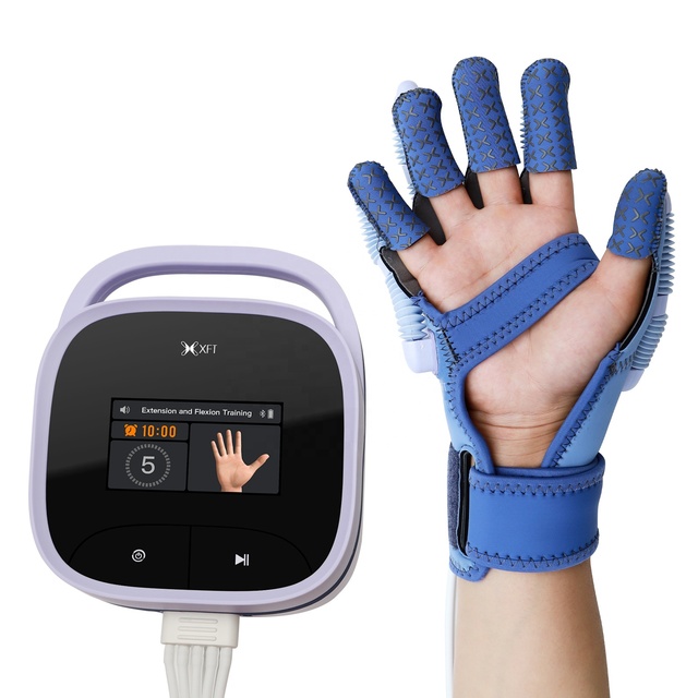 Innovative Mirror EMG Biofeedback Hand Gloves Elder Care Products Stroke Gloves Hand Rehabilitation Robot