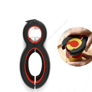 Abridor Multifunción de Latas y Botellas H816 para Cocina, de Acero Inoxidable 430 y ABS, Venta al Por Mayor - Product Image 1