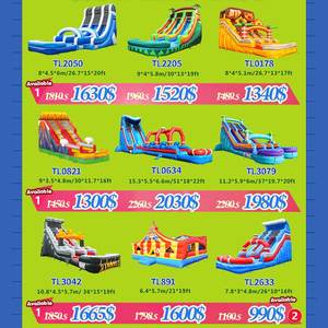 2025 September giải phóng mặt bằng bán thương mại Nhà bị trả lại trượt nước <span class=keywords><strong>Inflatable</strong></span> bouncy lâu đài trẻ em khóa học trở ngại trò chơi để bán - Product Image 3