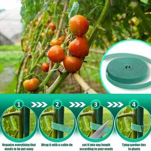 Eco-Friendly Reusable Double Sided Self-Adhesive Heat Resistant Washable Customizable <b>Hook</b> <b>Loop</b> <b>Tape</b> Fastener for Office Garden - Product Image 6