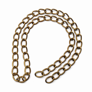 Chaîne décorative en aluminium de petite taille, finition oxydée, accessoire de rideau DIY - Product Image 3