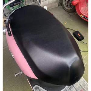 Housse de siège de scooter électrique en cuir noir, remplacement pour accessoires de moto - Product Image 1
