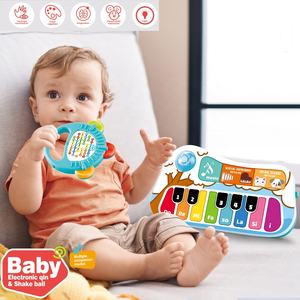 Jouet musical pour tout-petits : Clavier à capteur tactile et hochets, ensemble d'instruments de <span class=keywords><strong>musique</strong></span> avec lumières, <span class=keywords><strong>musique</strong></span> et sons d'animaux - Product Image 2