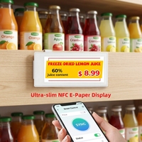 Étiquette de prix numérique électronique ESL à affichage numérique NFC ultra-mince haute résolution 4 couleurs pour magasin
