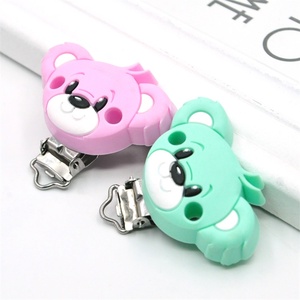 Chupete de dinosaurio sólido para bebé, oso de colores, diamantes de imitación, nuevo diseño - Product Image 2