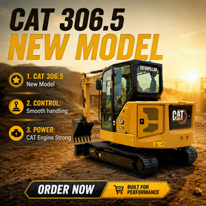 Miniexcavadora Usada 2024 de 306.5 HP y 6.5 Toneladas con Motor C2.4, Bomba de Engranajes y Rodamientos, Modelo Nuevo, Pocas Horas, Buen Estado - Product Image 2