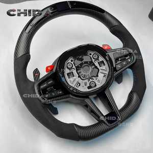 Adatto per BMW CS, Impugnatura in Fibra di Carbonio Opaca di Alta Qualità con LED e Rivestimento in Pelle Scamosciata, Compatibile con Serie G <span class=keywords><strong>G20</strong></span> <span class=keywords><strong>G30</strong></span> e Serie F F18 F30 F18 F22 - Product Image 5
