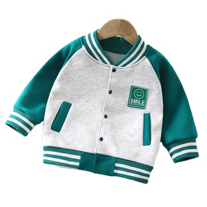 Automne hiver Baseball uniforme <span class=keywords><strong>pour</strong></span> enfants garçons filles veste de sport décontracté bébé Cardigan haut grande épaule moyenne élégant <span class=keywords><strong>Blazer</strong></span> - Product Image 1