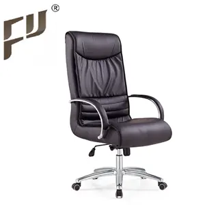 FURICCO Classical Leather Boss Chair Luxury Swivel Manager Executive Office Chair
