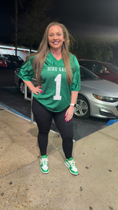 Maillots de football américain personnalisés brodés avec nom, vente en gros, 32 équipes, vert Kelly, joueur novice - Product Image 4