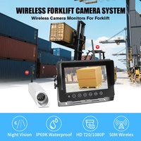 Sistema de Cámara Inalámbrica para Montacargas, Monitoreo de Camiones, Detección de Puntos Ciegos, Kit de Respaldo, Monitor de 7 Pulgadas, Visión Trasera, Seguridad para Camionetas, Autocaravanas y Automóviles