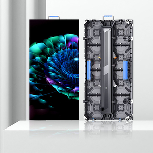 Hộp nhựa trường hợp chuyến bay với mô-đun bánh xe đầy đủ màu sắc sân khấu trong nhà bảng điểm dẫn cho thuê Màn hình hiển thị tủ. - Product Image 1