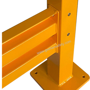Trave metallica in acciaio zincato per la sicurezza del traffico stradale <span class=keywords><strong>Guardrail</strong></span> autostradale barriera antiurto tenda parapetto - Product Image 5
