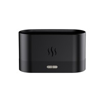 Diffuseur USB à flamme aromatique simulée, en plastique coloré, pour la maison, le bureau, cadeau, lumière d'ambiance, humidificateur de bureau 3D à flamme, atomiseur