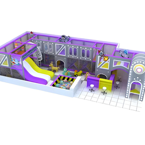 Equipo Profesional Personalizado para Área de Juegos Interior Multinivel, con Túneles, Toboganes y Juguetes para Salón de Centro Comunitario - Product Image 1