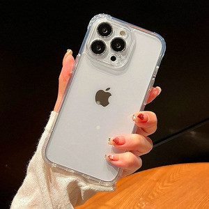 Anti-Scratch Clear Phone Cover for iPhone 16 15 13 12 11 Pro Max Free Sample Anti-Yellowing <strong>Cellular</strong> Phone Fundas - Product Image 4