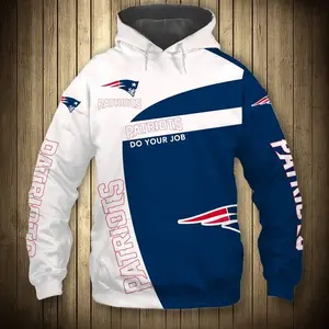 Hoodie pria desain baru pakaian Baseball sepakbola US nfl Sweatshirt ukuran Plus Hoodie olahraga tim sepakbola musim dingin