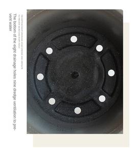 Pots de culture en plastique 4 pots de pépinière de 10 gallons Pots de semis de 68mm Jardinières d'extérieur hautes en résine - Product Image 5