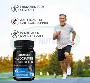 Capsules de MSM <span class=keywords><strong>Halal</strong></span> Ausreson OEM <span class=keywords><strong>Glucosamine</strong></span> 1500 Chondroïtine 800 Complément articulaire et osseux MSM <span class=keywords><strong>Glucosamine</strong></span> Chondroïtine - Product Image 4