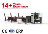 Machine de découpe laser à fibre pour tuyaux métalliques industriels lourds, à chargement automatique, mandrin 120 mm, 1500 W, haute efficacité, modèle HN-6012SA
