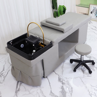 Chaise de massage bon marché pour salon spa pédicure shampooing de lavage des cheveux thérapie de la tête lit de shampooing de massage thaï hydrothérapie
