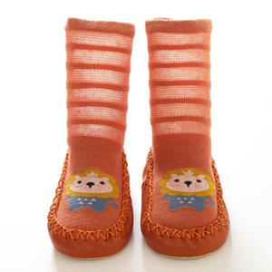Diseñador al por mayor Animal recién nacido verano primer andador antideslizante agarre calcetines algodón bebé calcetines Zapatos - Product Image 6