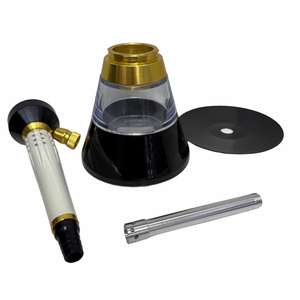 中国工場カスタムポータブルアルミ合金水タバコセット完全なチチャ喫煙アクセサリーミラーテクニック卸売カスタム - Product Image 5