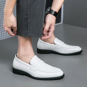 Mocasines Oxford con Punta Puntiaguda, Tallas 38-48, Zapatos Casuales de Piel Genuina para Hombre, Transpirables, Ligeros, para Primavera/Otoño/Invierno - Product Image 6