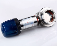 Tête Intelligente Sanitaire Acier Inoxydable Actionneur Pneumatique Universel Vanne Papillon