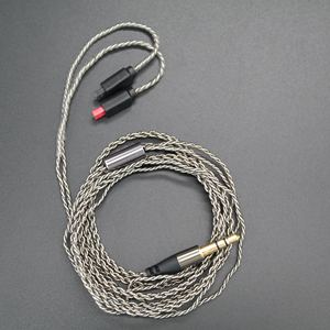 Nueva llegada 6N plateado MP3 <span class=keywords><strong>cable</strong></span> para <span class=keywords><strong>Audio</strong></span>-Technica IM01/IM02/IM03/IM04/IM50/ IM70 - Product Image 5