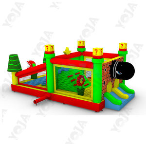 Château gonflable commercial en PVC pour enfants, mini-structure de saut, parcours d'obstacles gonflable <span class=keywords><strong>Mario</strong></span> - Product Image 3
