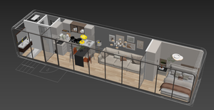 Espace moderne Capsule Style Résidentiel Paysage Scenic Salle d'activités pour les réserves naturelles Fabricant Écologique Usine - Product Image 4