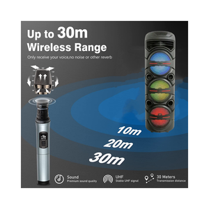 2024 altavoces inalámbricos portátiles de <span class=keywords><strong>3</strong></span>*8 pulgadas muestra <span class=keywords><strong>gratis</strong></span> 180W potentes altavoces de luz LED de modelo privado más vendidos - Product Image 6