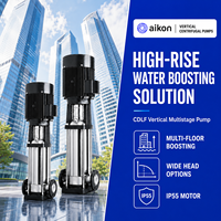 Pompe centrifuge multi-étages verticale en acier inoxydable CDL pour le surpressionnement de l'eau des immeubles de grande hauteur