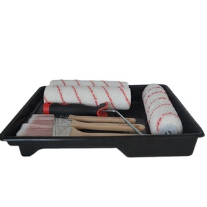 Forniture per pittura domestica da 8 pezzi set di vassoi per pittura con rulli di vernice, pennelli e vassoi per pittura interna ed esterna - Product Image 4