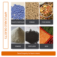 Mélangeur de poudre rotatif à tambour pour savon, engrais, vitamines en capsules, épices, lait, détergent sec, capacité 15 - 1000L