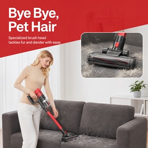 PV20 37Kpa Cordless Stick <b>Vacuum</b> Cleaner 550W Brushless Motor Lightweight <b>Handheld</b> <b>Vacuum</b> for Home Pet Hair Carpet Floor - Product Image 3