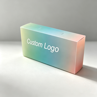 Boîte d'emballage rectangulaire en PET écologique avec impression CMYK pour les produits cosmétiques et les éponges de maquillage