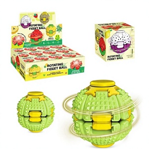 Balle Fidget <span class=keywords><strong>Spinner</strong></span> Imprimée, Jouet Sensoriel Coloré à Presser et à Rotater, Jouet Anti-Stress Portable pour le Bureau et les Voyages - Product Image 1
